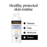 Neutrogena Ultra Sheer Body Mist Sunscreen SPF 50 140 g