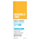 Invisible Zinc Face and Body Mineral Sunscreen SPF 50 150 g