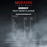 Musashi Energy Drink Fruit Crush 500 mL
