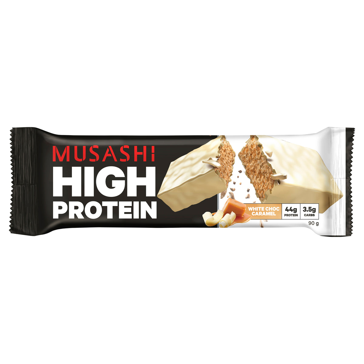 MUSASHI High Prot W/Choc Caramel 90g