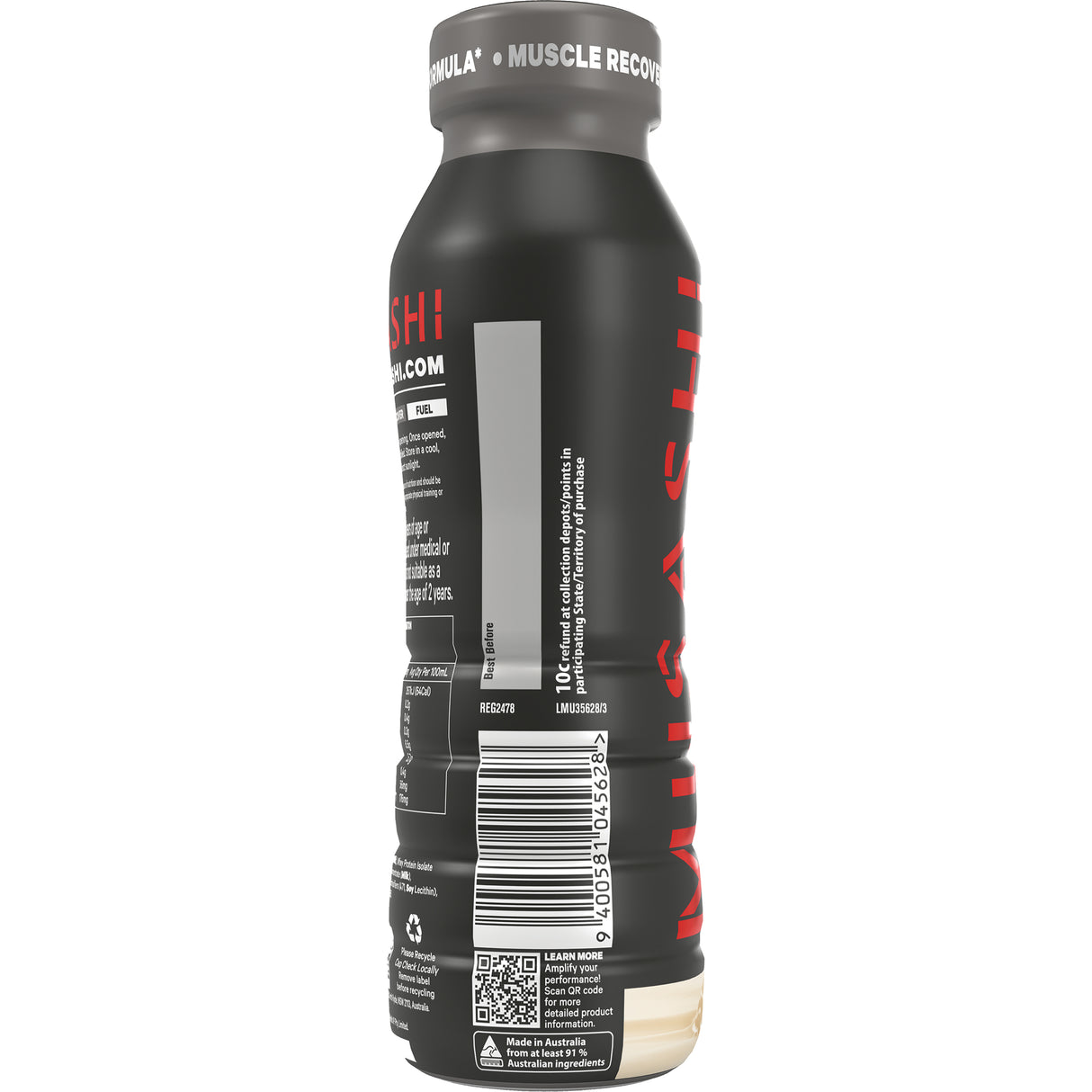 Musashi High Protein Shake Vanilla Milkshake 375mL