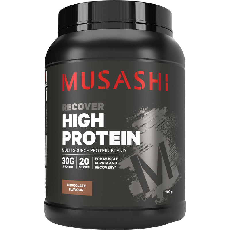 MUSASHI High Protein Powder - Chocolate Protein Shake 900g