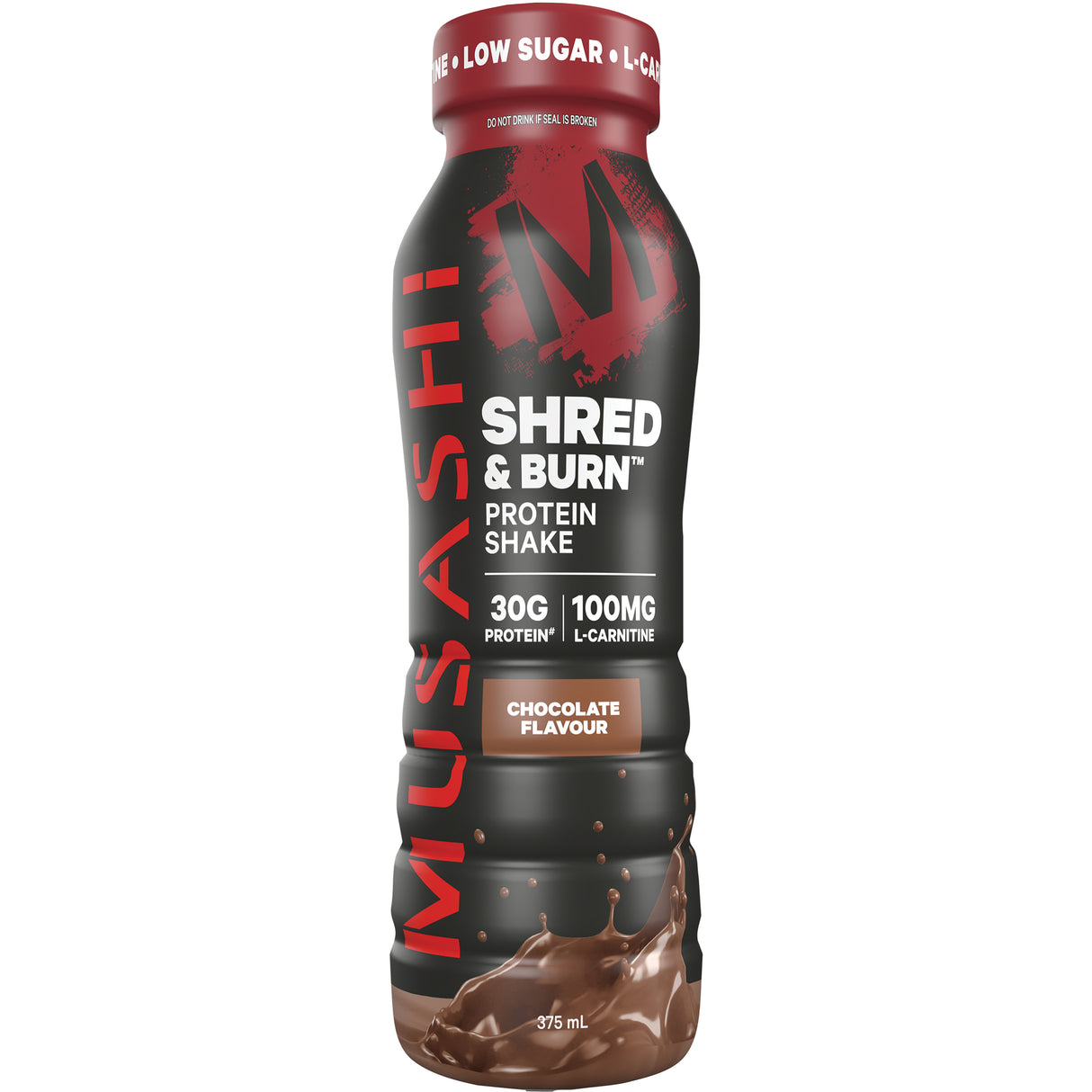 Musashi Shred & Burn Chocolate Protein Shake 375ml
