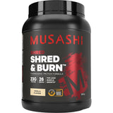 Musashi Shred & Burn Vanilla Milk Shake 900g
