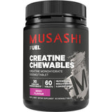 MUSASHI Creatine Chewables Berry 60s