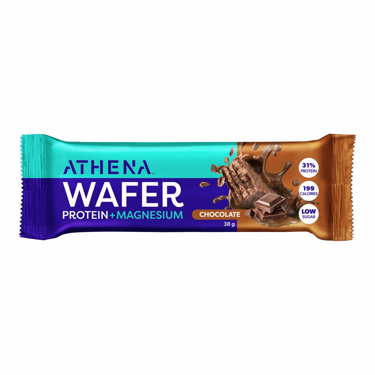 ATHENA Protein Wafer + Magnesium Chocolate 38g