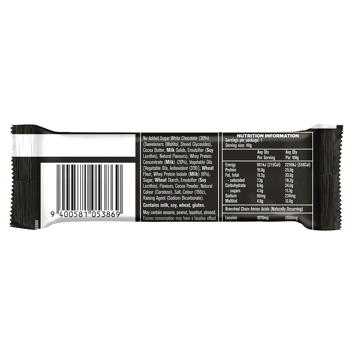 Musashi Protein Wafer White Chocolate Caramel 40g