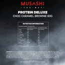 Musashi Deluxe Protein Chocolate Caramel Brownie 60g
