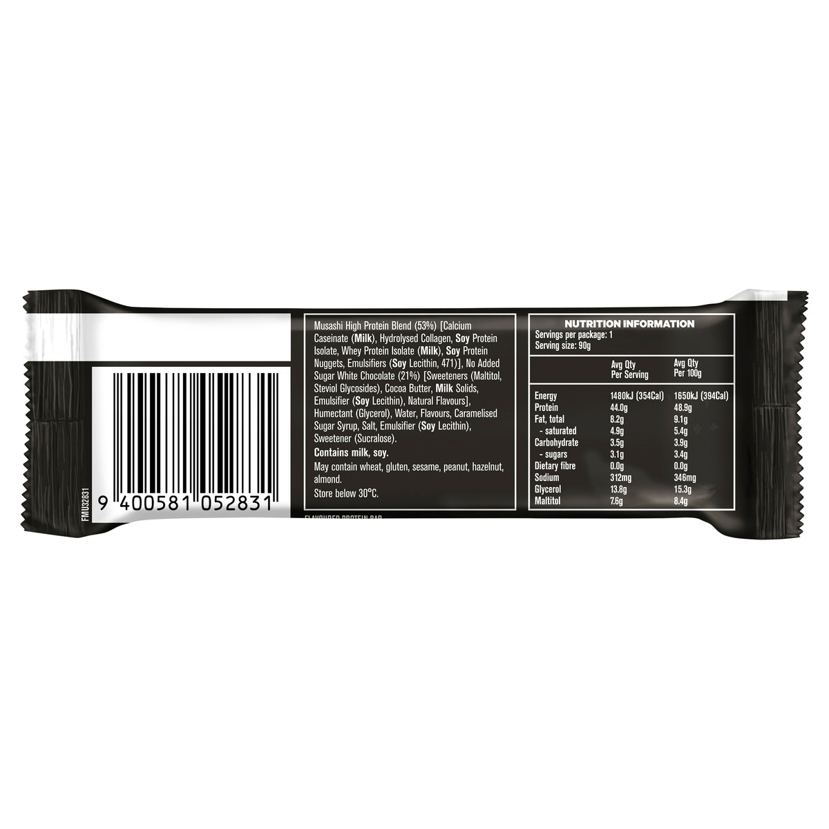 MUSASHI High Prot W/Choc Caramel 90g
