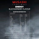 Musashi Energy Drink Blue Raspberry 500ml