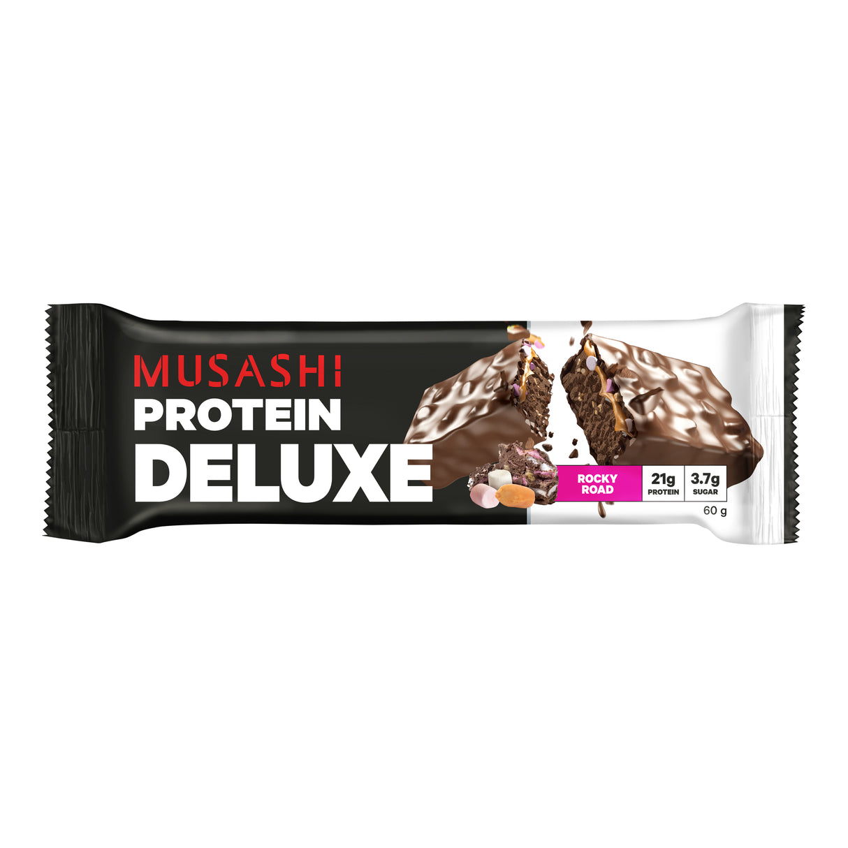 MUSASHI High Protein Bar Deluxe Rocky Road 60g