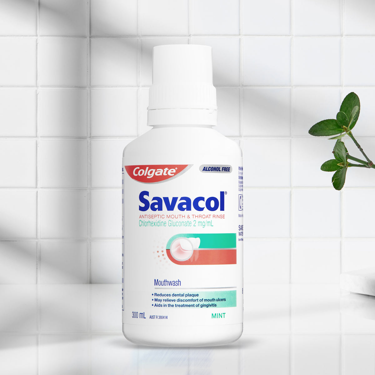 SAVACOL Orig Mint M/Wash Alc/F 300ml