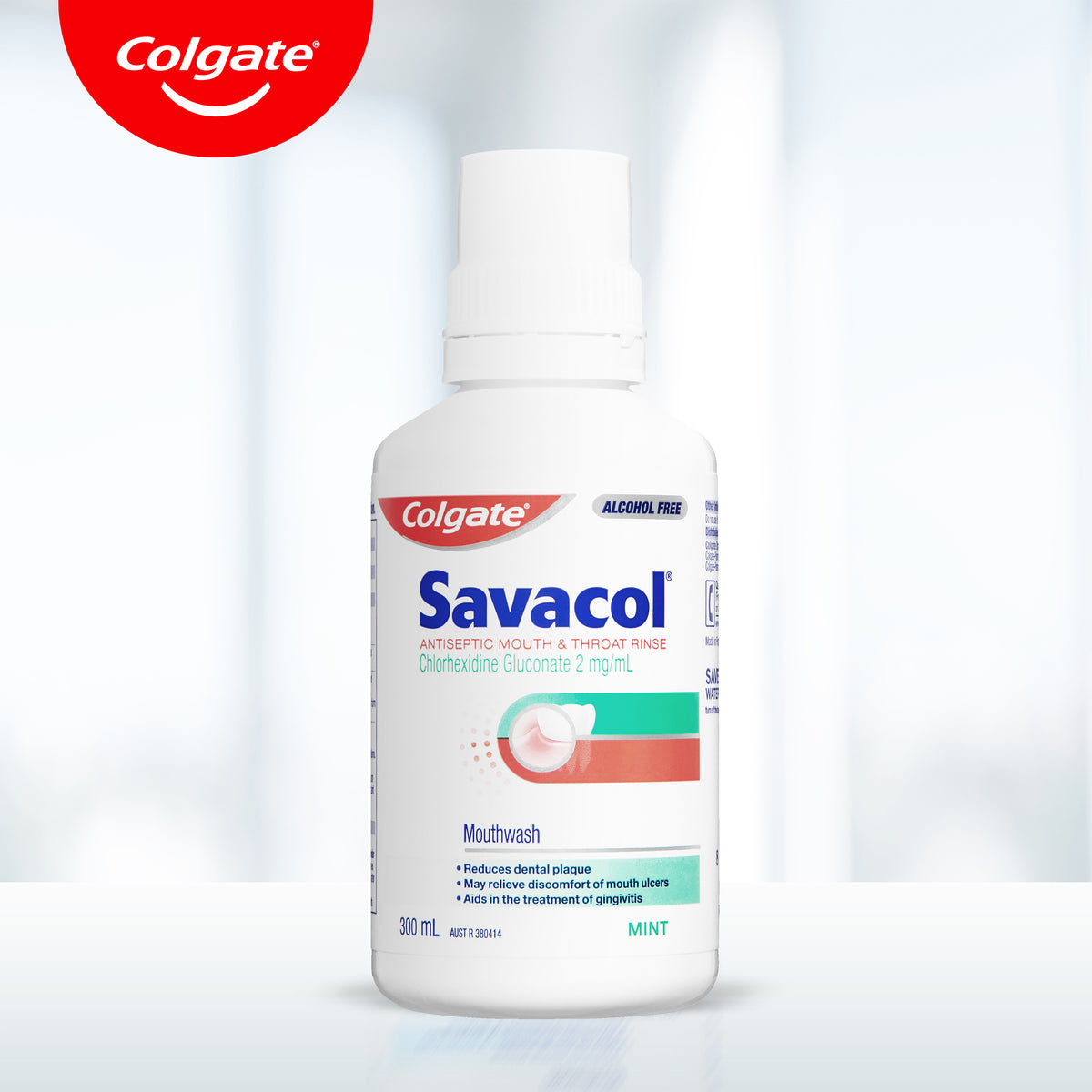 SAVACOL Orig Mint M/Wash Alc/F 300ml