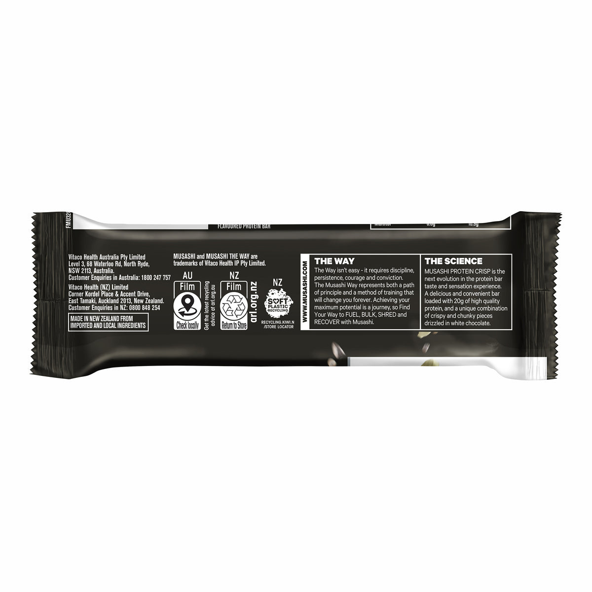 MUSASHI Prot Crisp WC Cookies&Cr 60g
