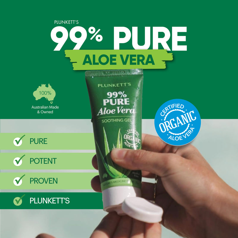 Plunkett's 99% Pure Aloe Vera Soothing Gel 75g