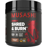 MUSASHI Shred&Burn Chocolate Milkshake 340g