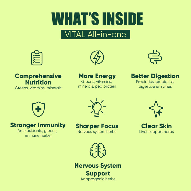Vital All-In-One Daily Health Supplement 120GM