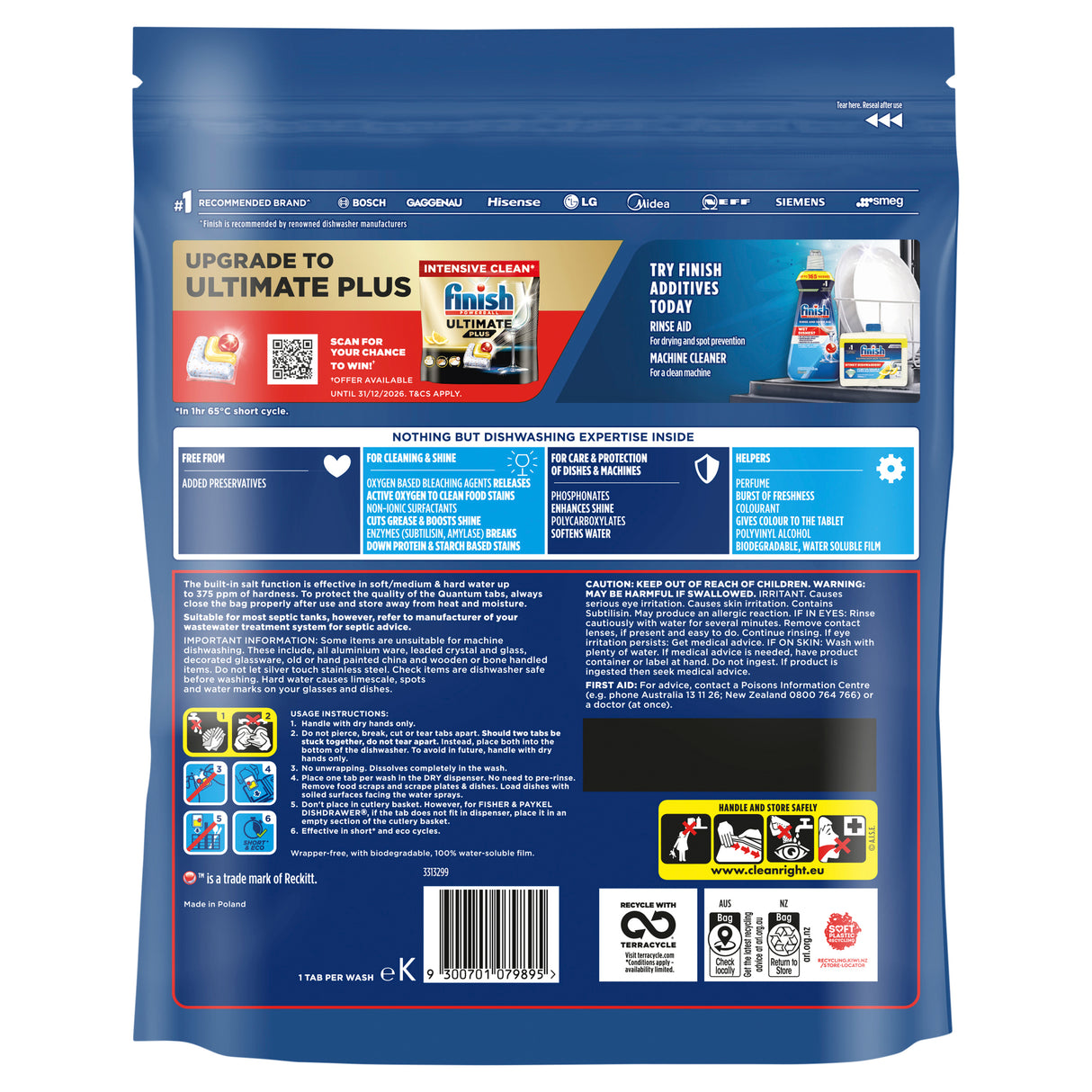 Finish Quantum Dishwashing Tablets Regular 36 Pack