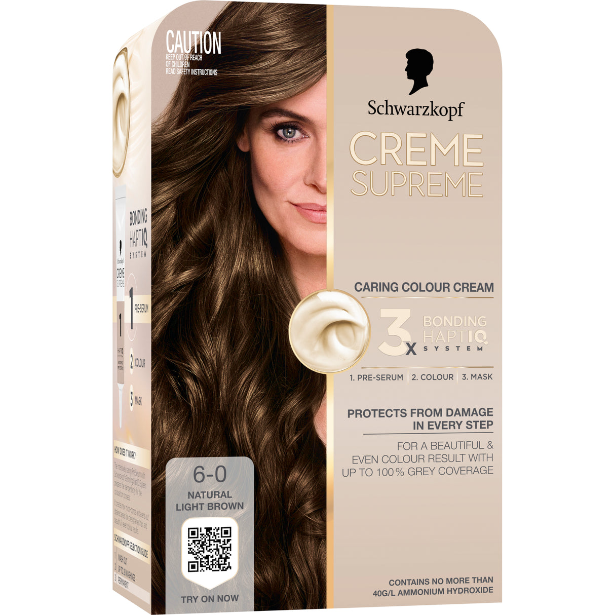 Schwarzkopf Creme Supreme 6-0 Natural Light Brown