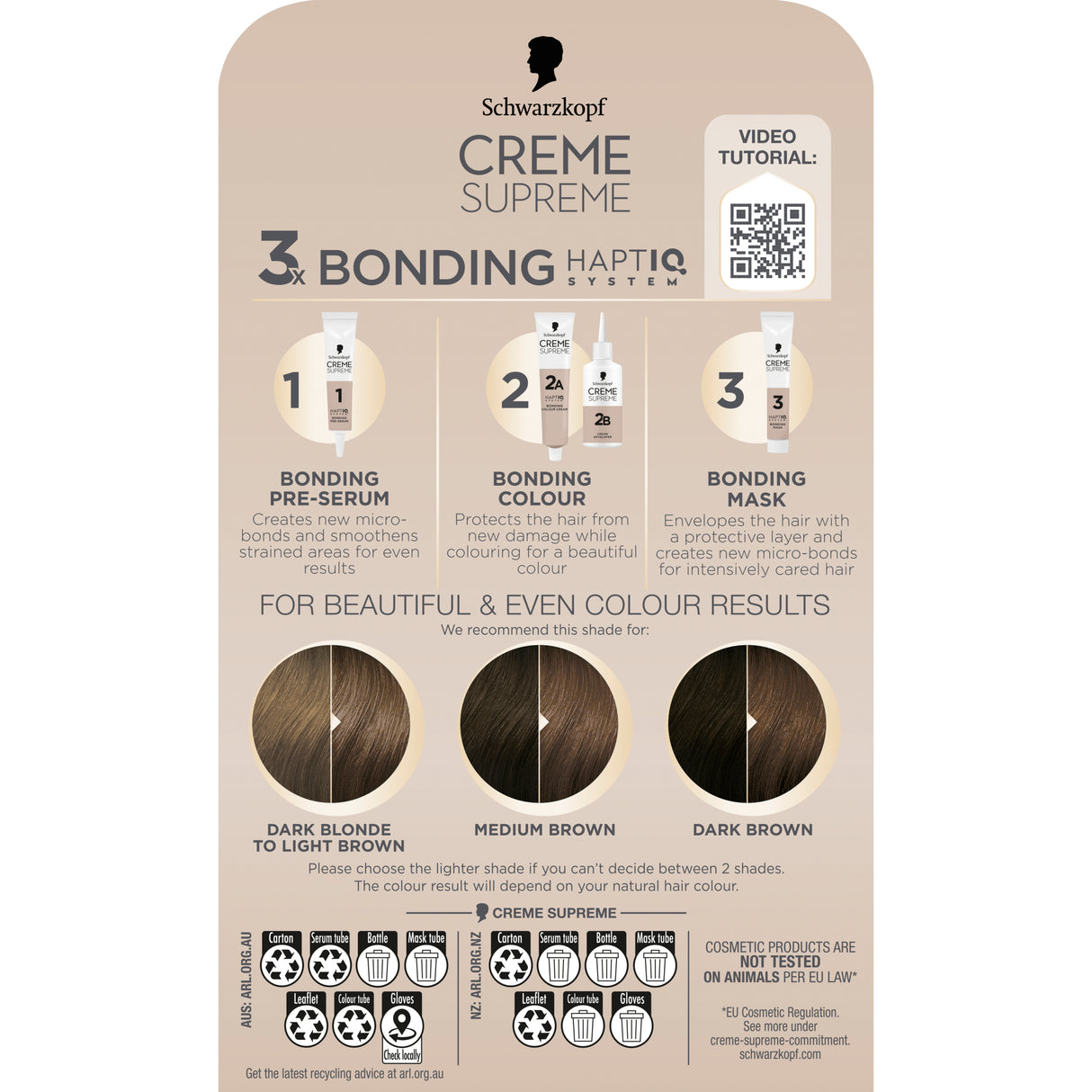 Schwarzkopf Creme Supreme 6-0 Natural Light Brown