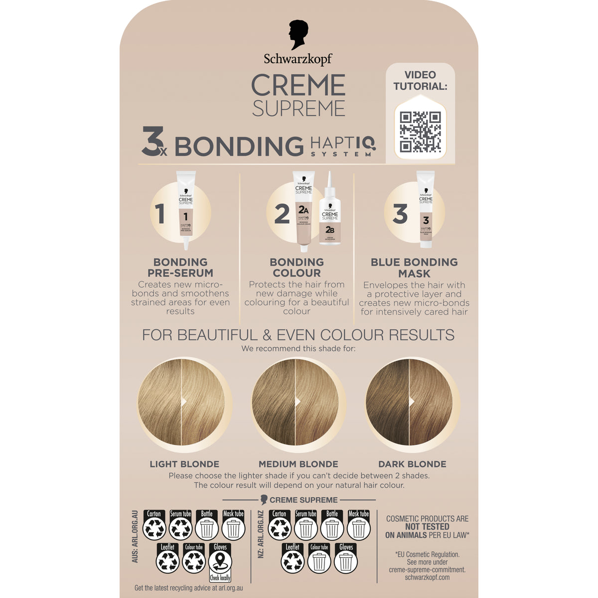Schwarzkopf Creme Supreme 9-16 Cool Ash Light Blonde