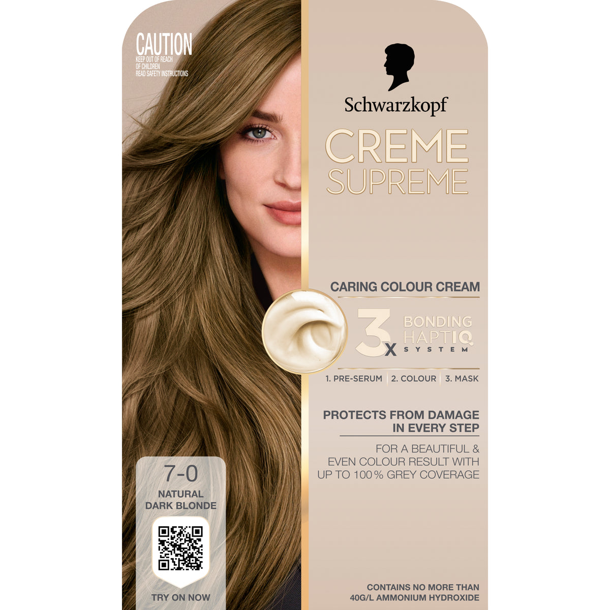 Schwarzkopf Creme Supreme 7-0 Natural Dark Blonde