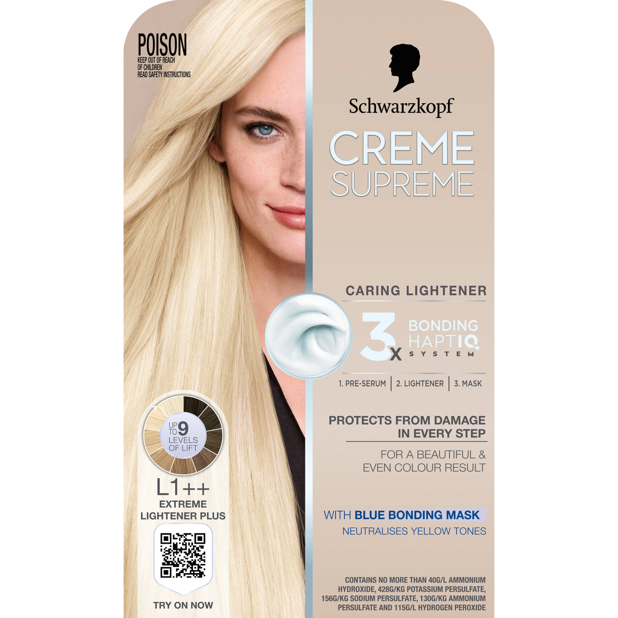 Schwarzkopf Creme Supreme L1++ Extreme Lightener Plus