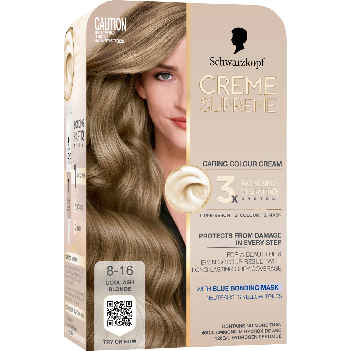 Schwarzkopf Creme Supreme 8-16 Cool Ash Blonde