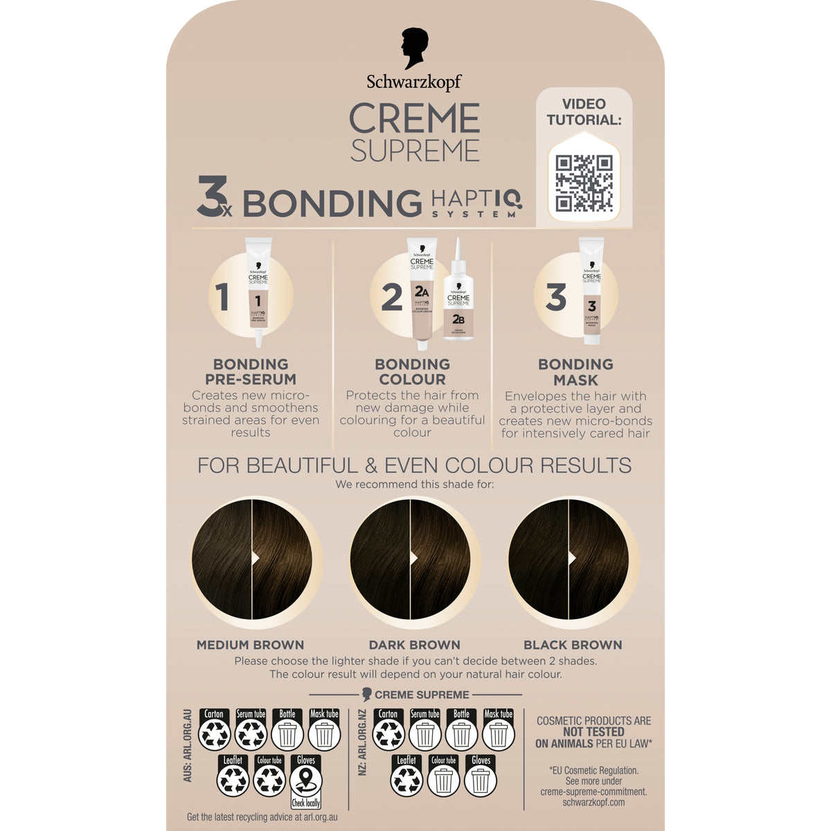 Schwarzkopf Creme Supreme 4-0 Natural Dark Brown