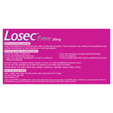 Losec Extra Omeprazole Heartburn and Acid Reflux Tablets 28 Pack