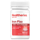 Healtheries Iron Fizz Chews 60 Tablets
