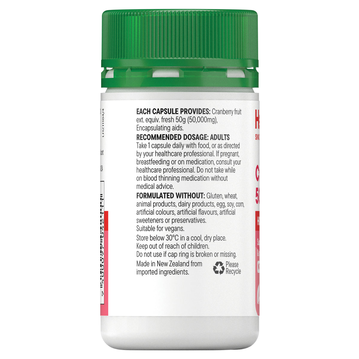 Healtheries Cranberry 50,000 30 Capsules