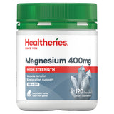 Healtheries Magnesium 400mg High Strength 1-a-day 120 Capsules