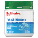 Healtheries Fish Oil 1500mg w Omega 3 150 Capsules