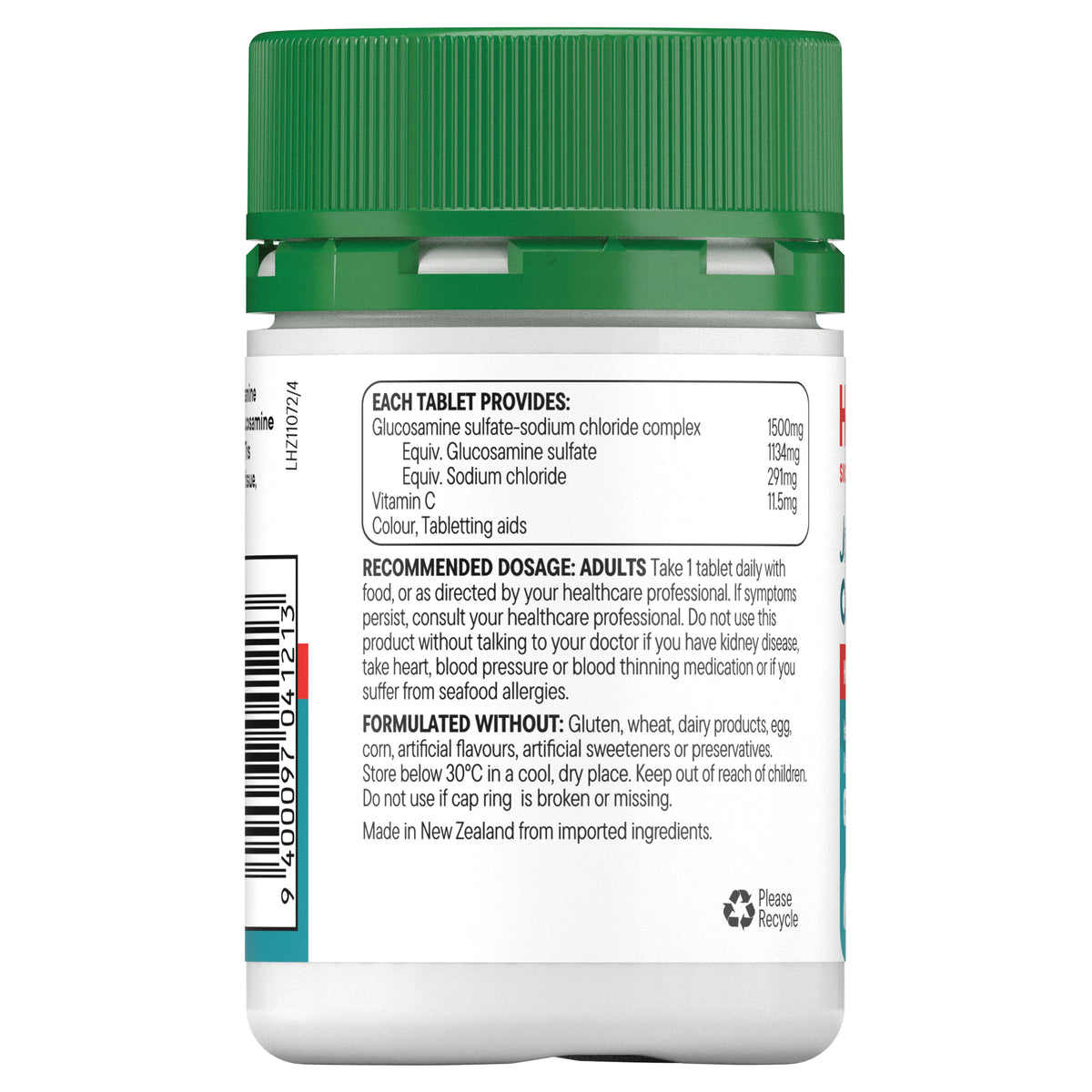 Healtheries Jointex Glucosamine 1500mg 60 Tablets
