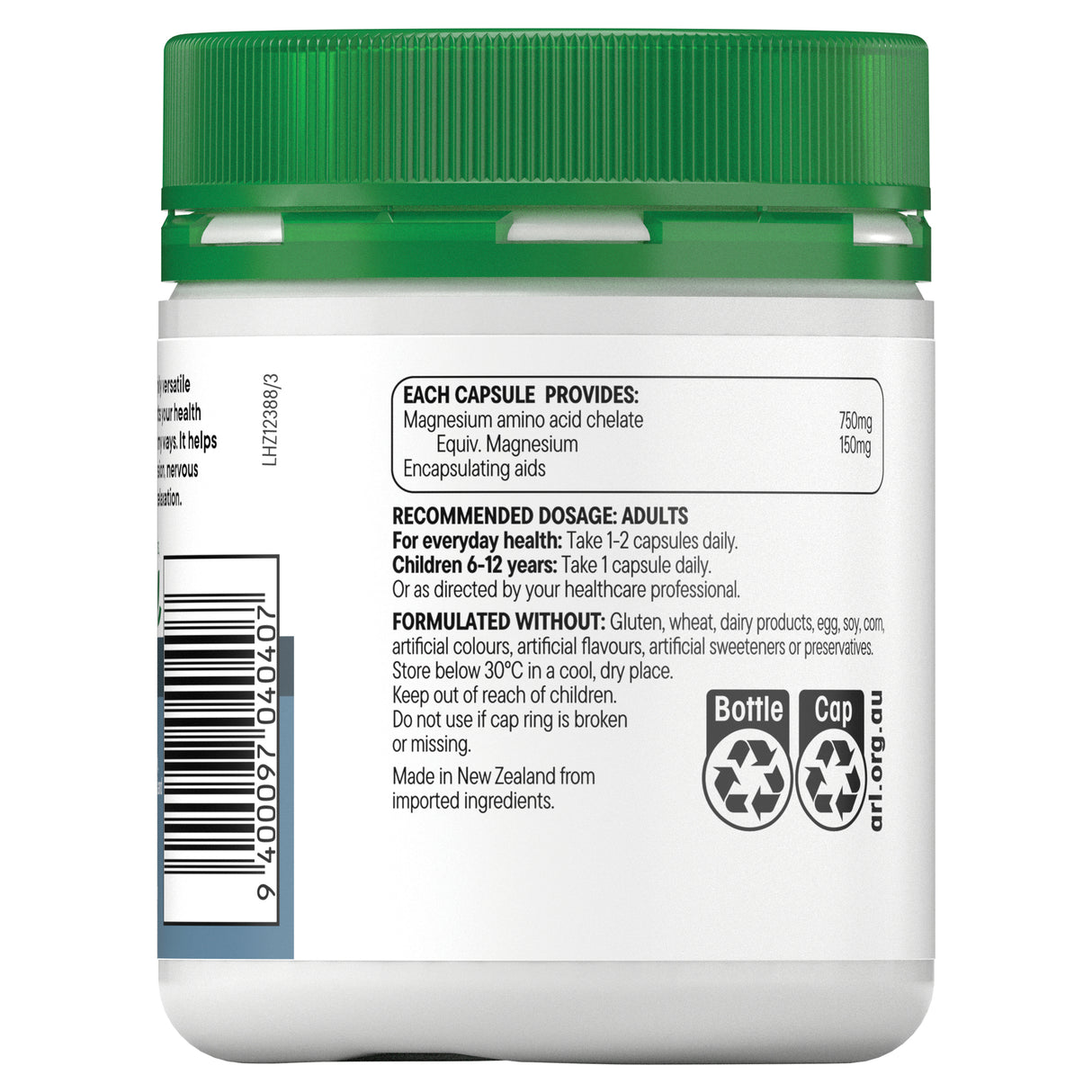 Healtheries Magnesium 150mg 120 Capsules