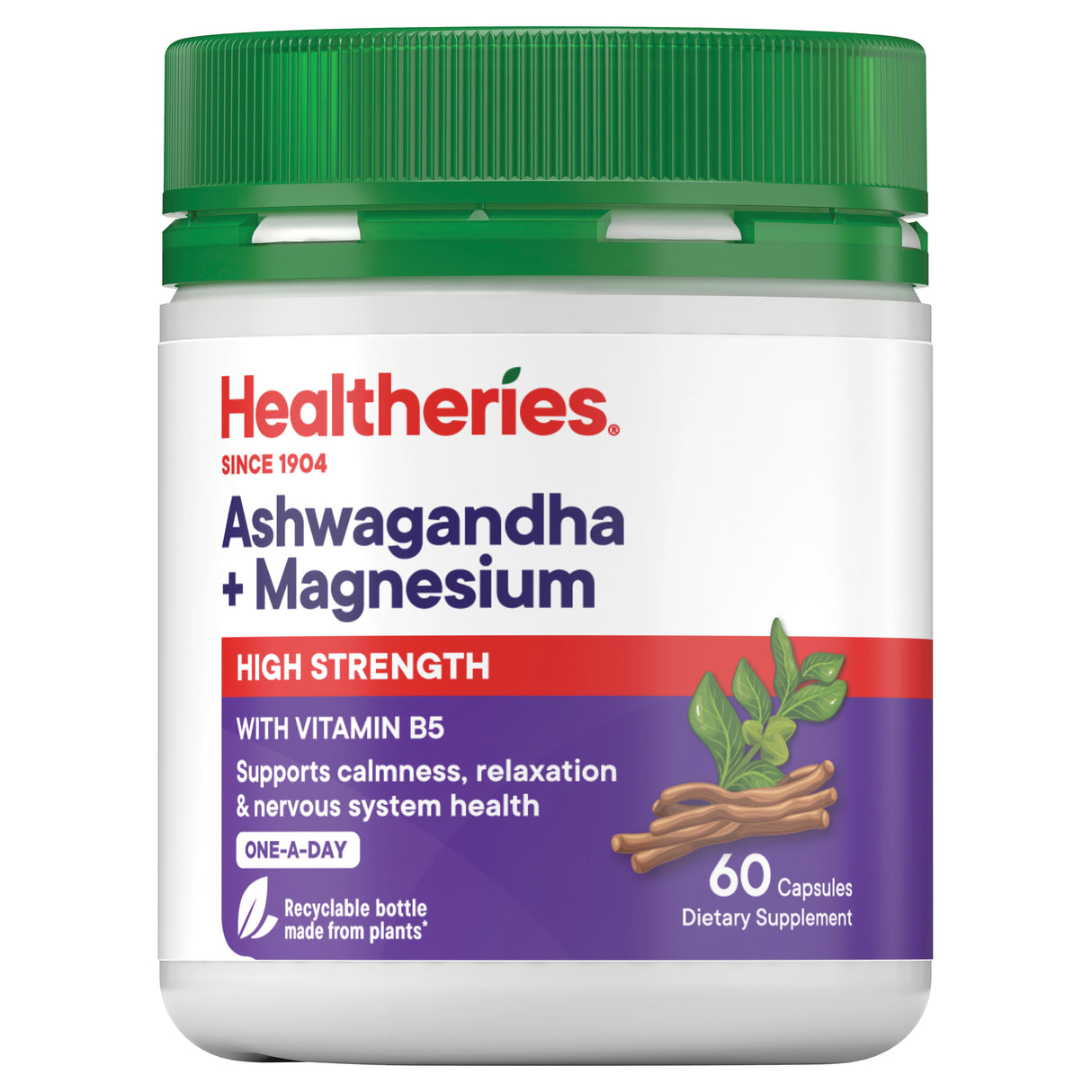 Healtheries Ashwagandha + Magnesium 60s