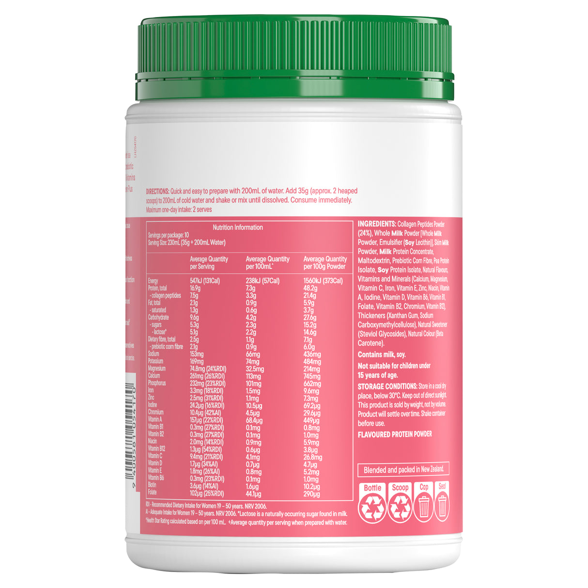 Healtheries Collagen Protein Plus Vanilla 400g