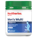 Healtheries Men's Multi with Probiotics One-A-Day 100 Tablets