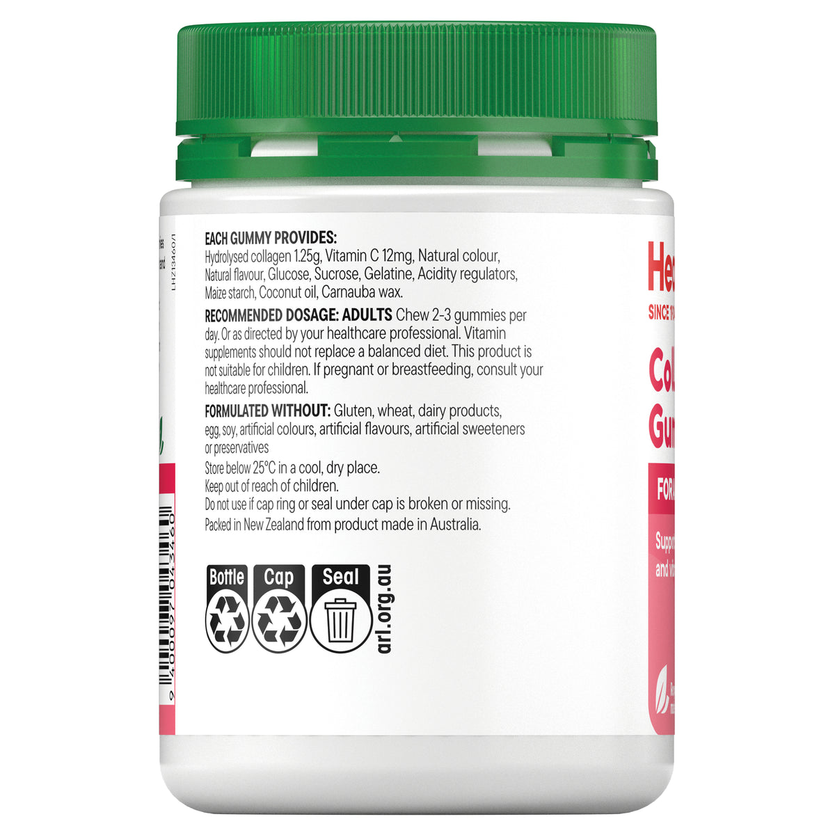 Healtheries Adult Collagen & Vit-C Gummies 40 Pack