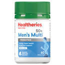 Healtheries 50+ Men's Multi with Probiotics One-A-Day 60 Tablets
