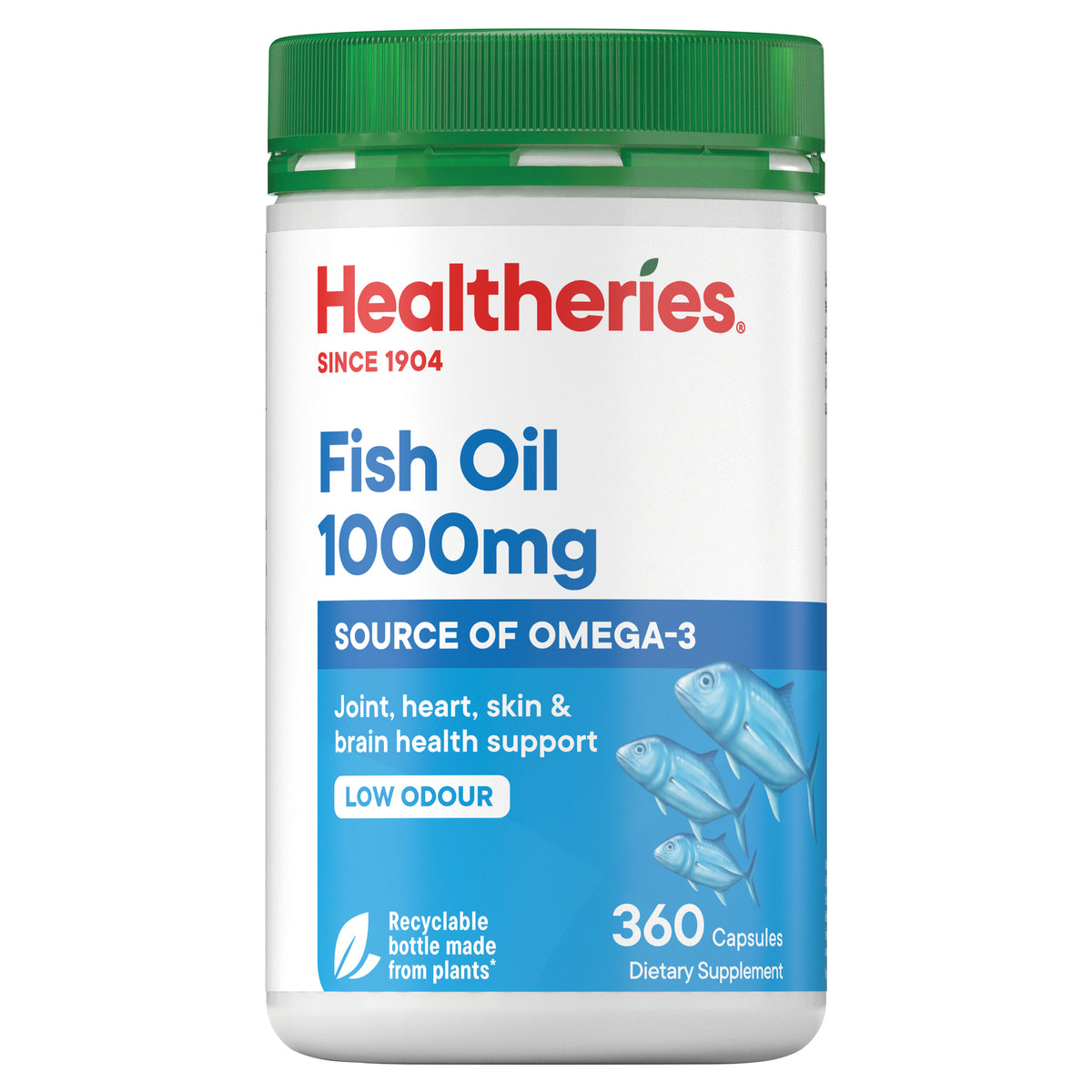 Healtheries Fish Oil 1000mg 360 Capsules