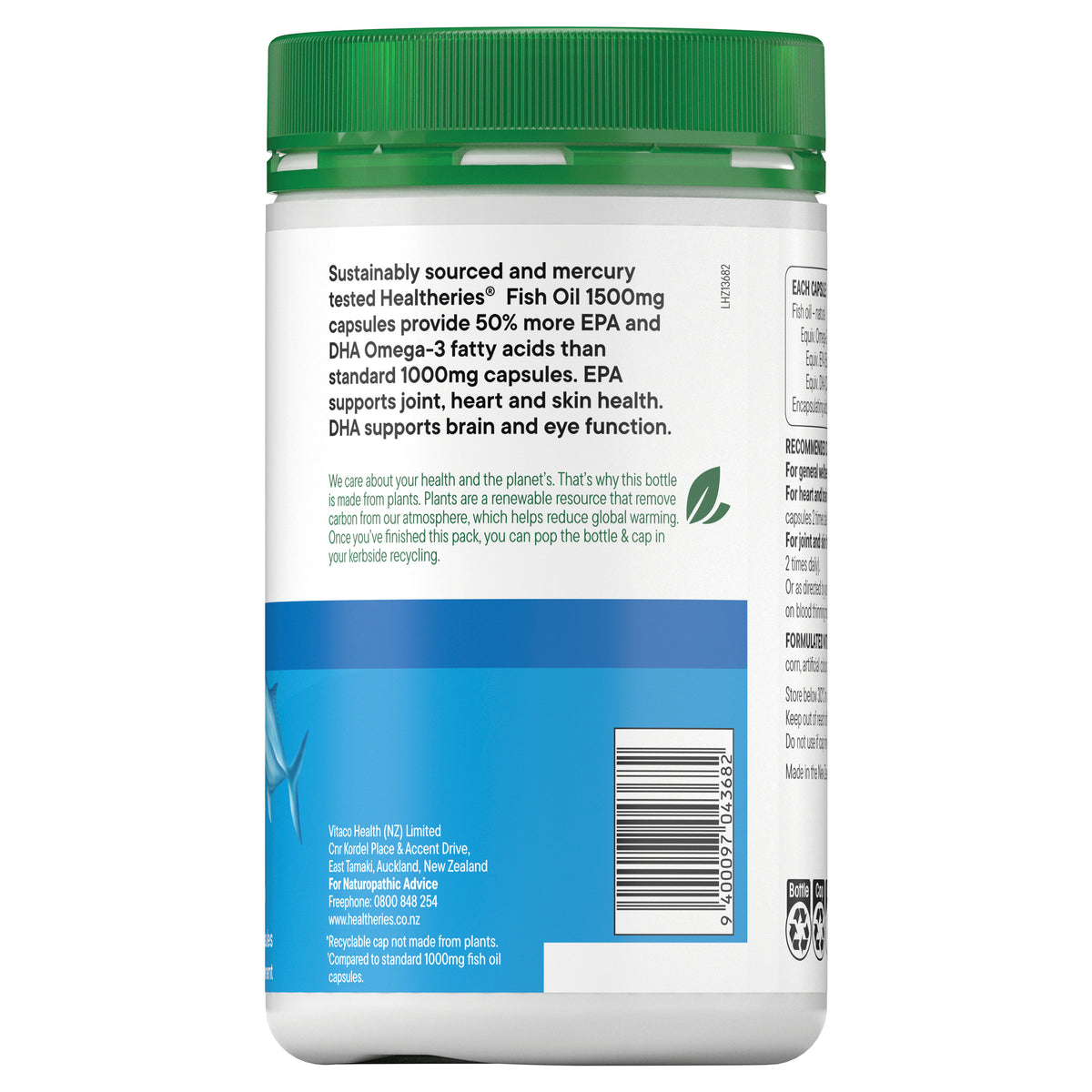 Healtheries Fish Oil 1000mg 360 Capsules