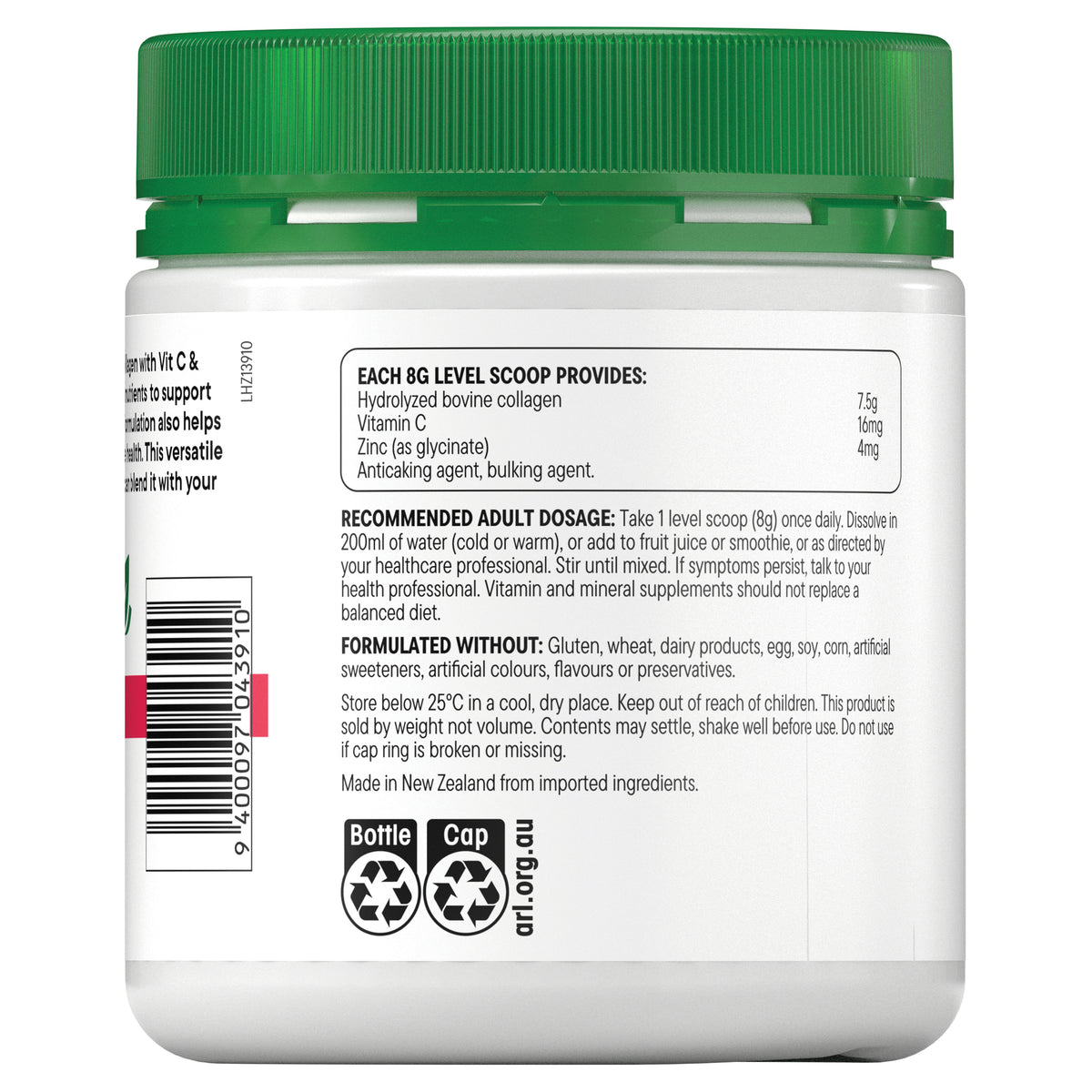 Healtheries High Strength Collagen Powder 170g