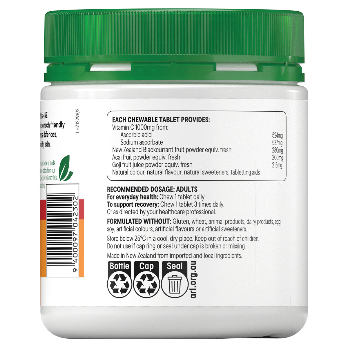 Healtheries Vit C 1000mg+ SuperFruit 100 Tablets