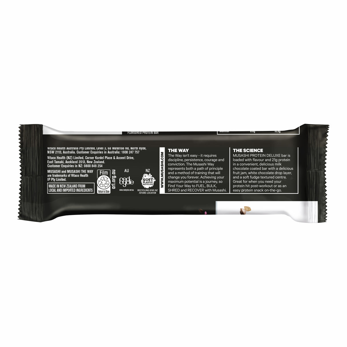Musashi Deluxe Protein Bar Jam Donut 60g
