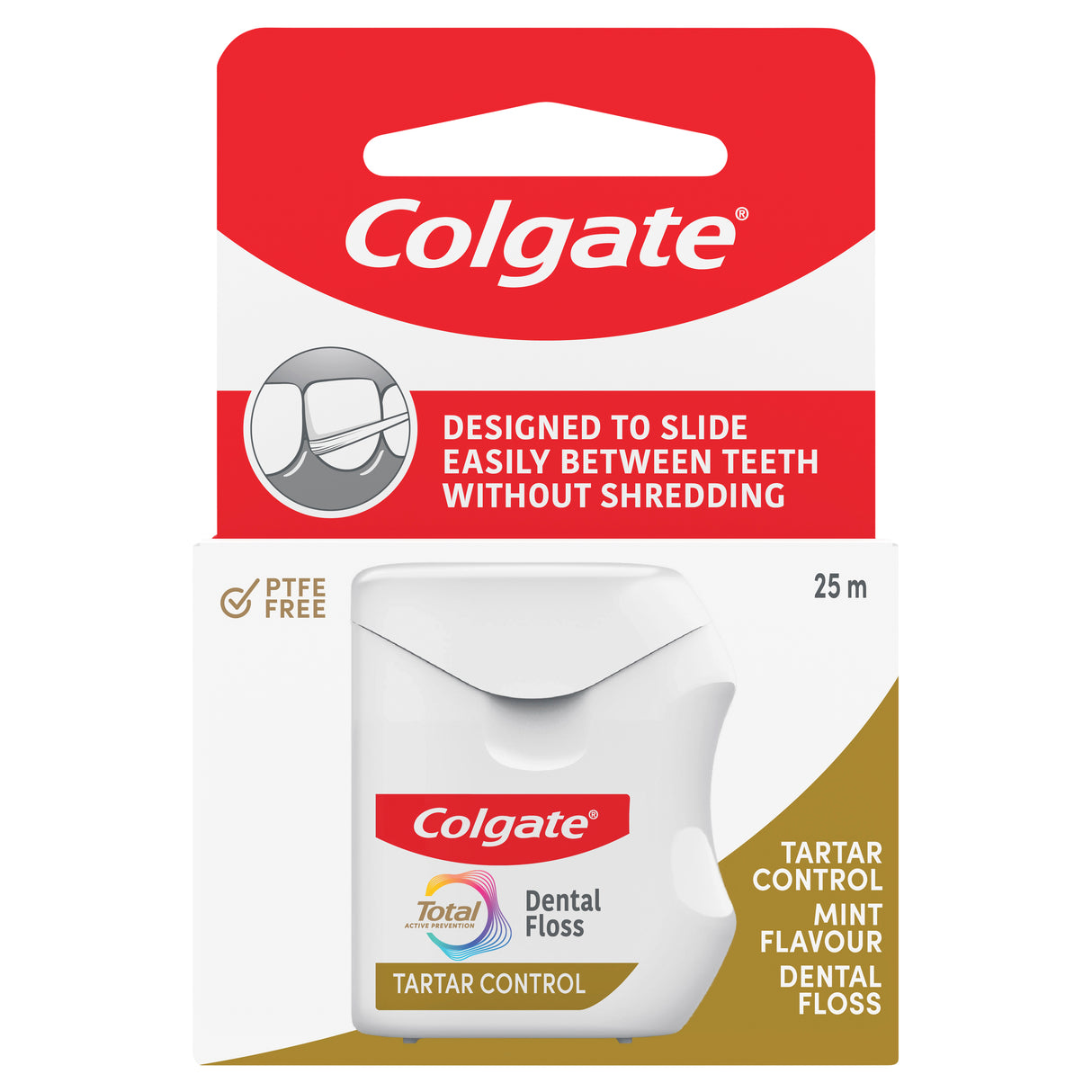 Colgate Total Tartar Control Dental Floss 25m