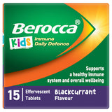 Berocca Immune Kid Blackcurrant Effervescent Tab 15s