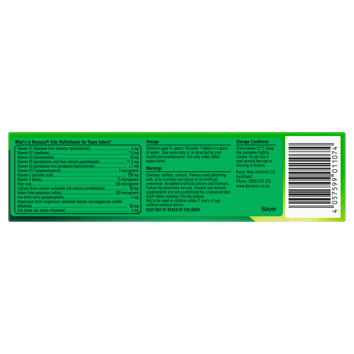 Berocca MultiVitamin Kid Strawberry Effervescent Tab15s