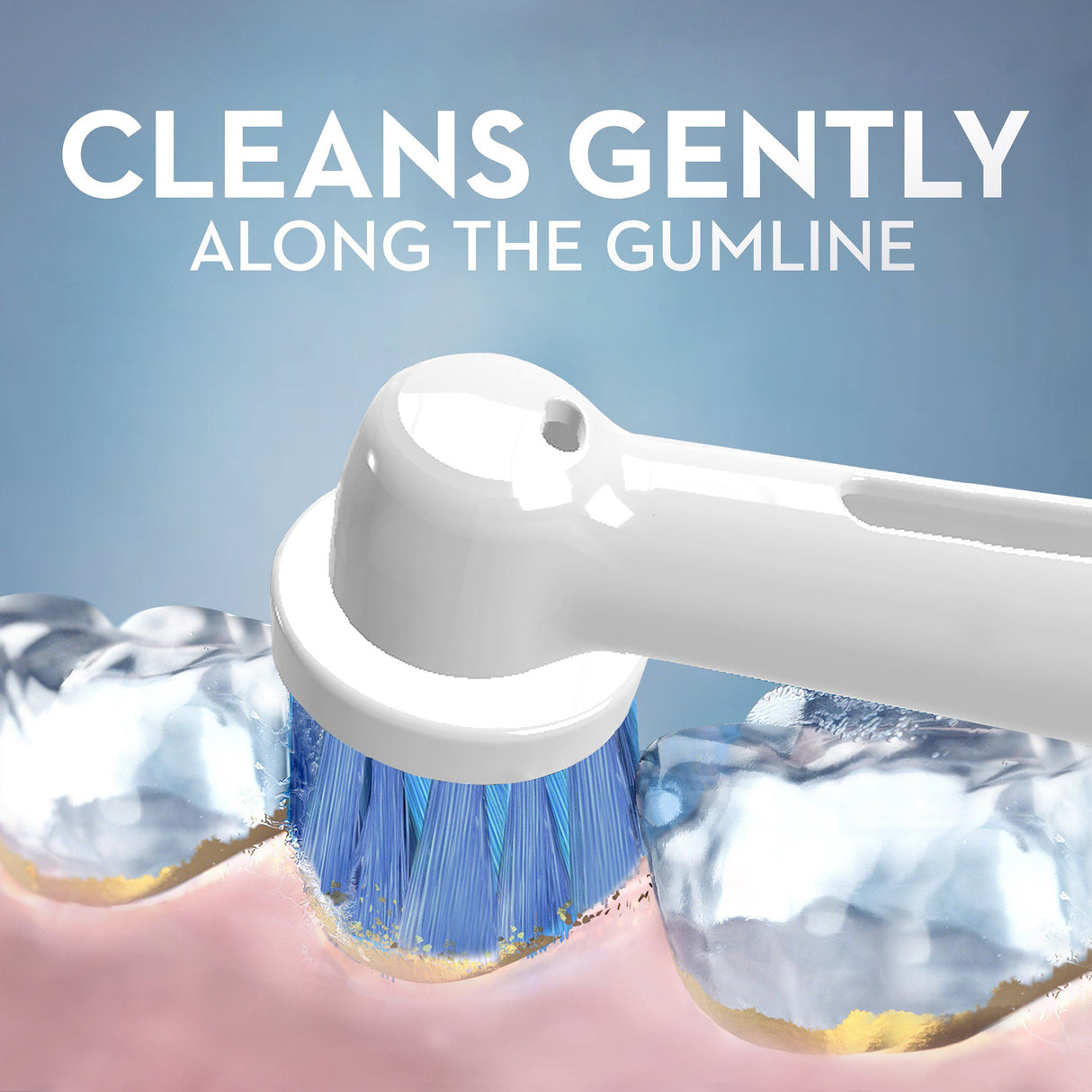 Oral-B Sensitive Clean Electric Toothbrush Heads White 6pk
